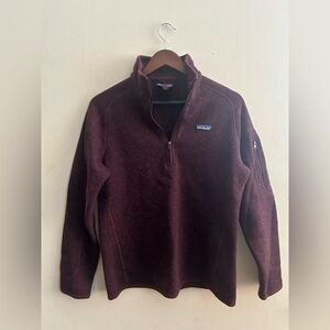 Women’s patagonia better sweater 1/4 zip fleece